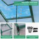 Polycarbonate Walk-In Greenhouse, Raised Base For Outdoor In All Season