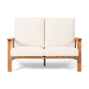 Paloma - Contemporary Loveseat And Coffee Table Set With Weather Resistant Cushions