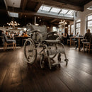 Premium Lightweight Foldable Transport Wheelchair For Adults