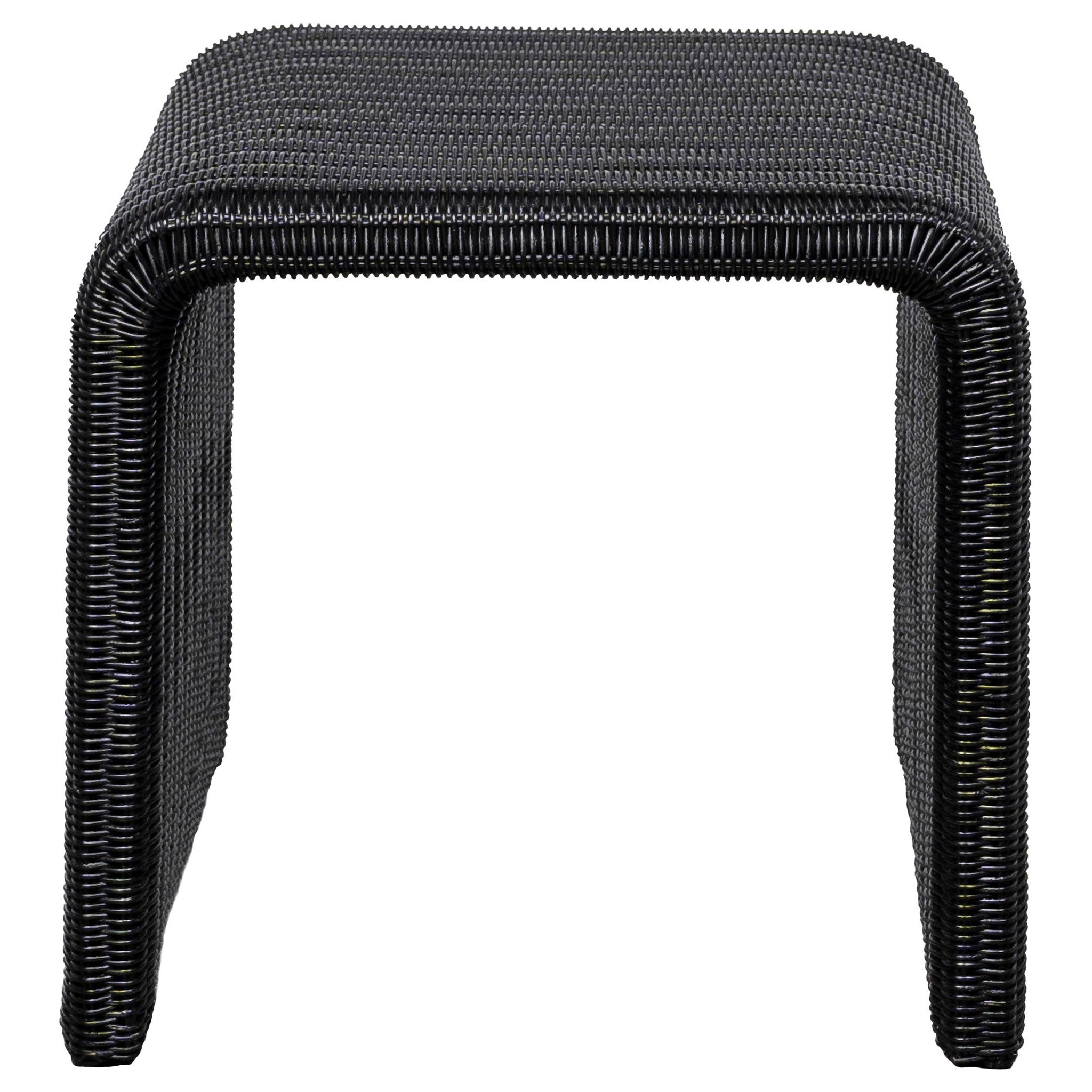 Cahya 3-piece Rattan Coffee and End Table Set Black - Atlantic Fine Furniture Melbourne FL