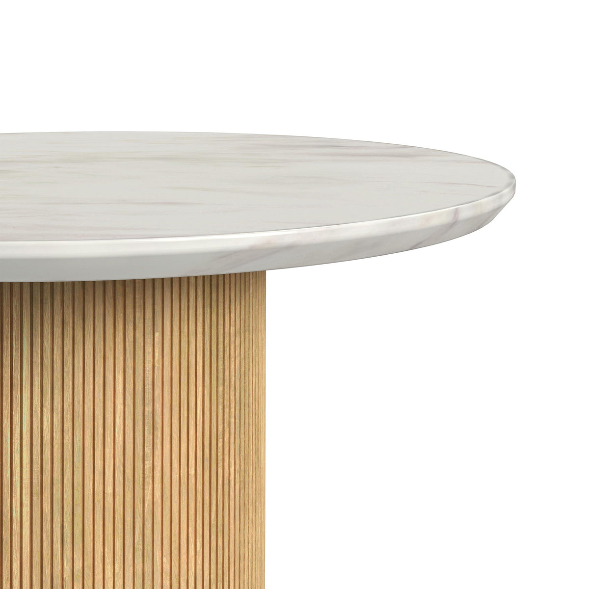 Sylvie Round Table in Dark Brown by Elements International, view 6
