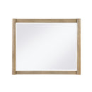 Sarai - Mirror With Sleek Frame And Rounded Sides - Brown