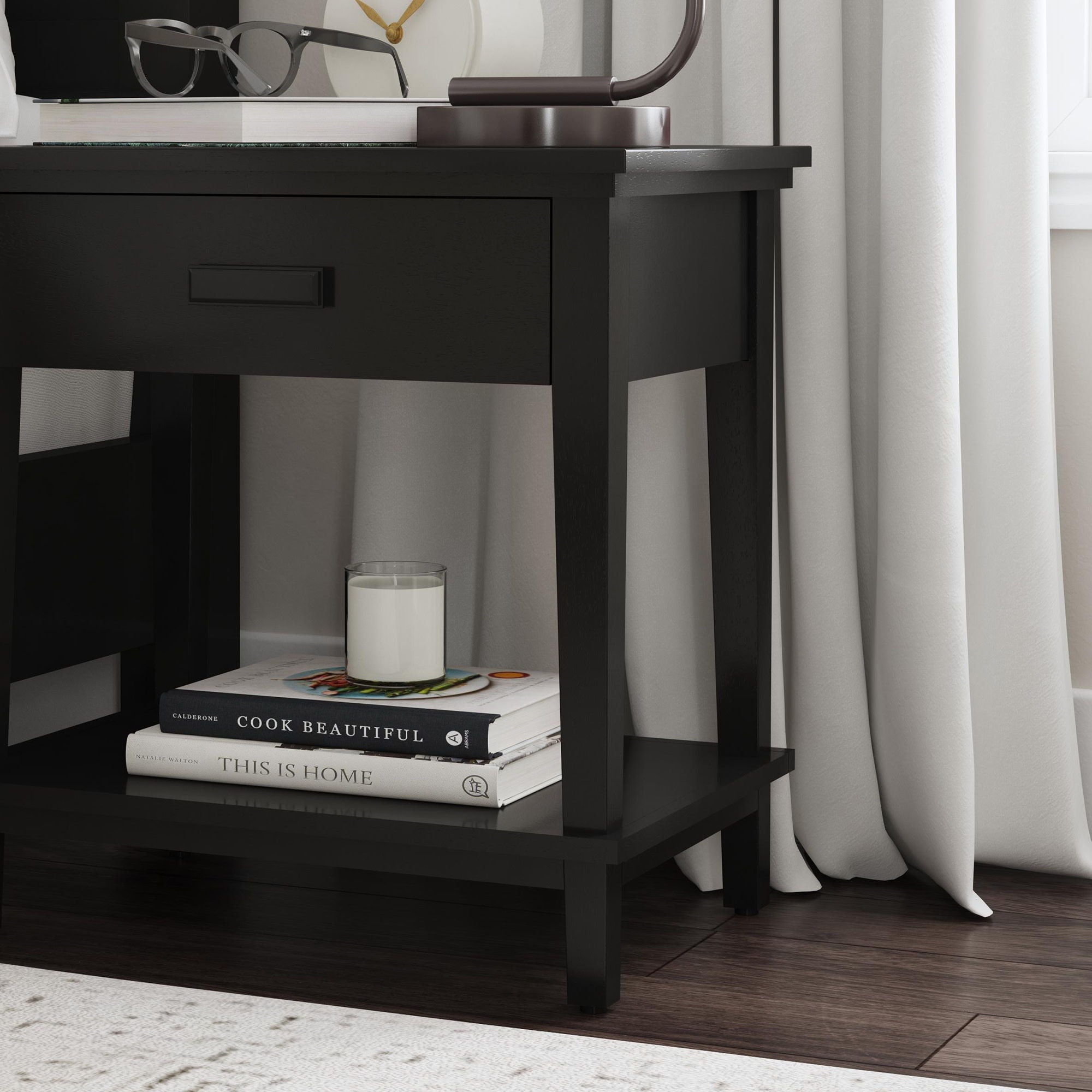 Oak Park - Open Back Nightstand