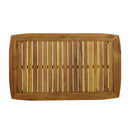 Outdoor Acacia Wood Loveseat Set With Coffee Table