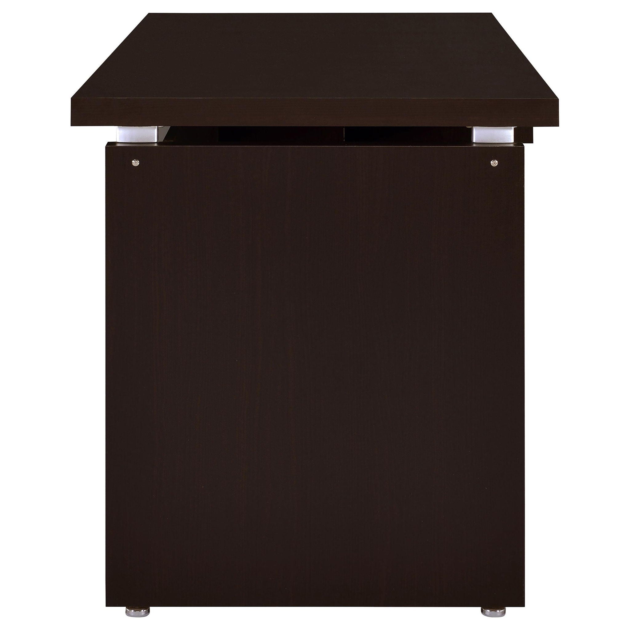 Skylar 55-inch Computer Desk with Keyboard Drawer Cappuccino