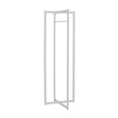 Coat Rack, Hall Tree, Free Standing, Hanging Bar, Entryway, For Contemporary & Modern - White