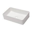 Modern European Design 21" X 14" Ceramic Rectangular Vessel Bathroom Sink - White
