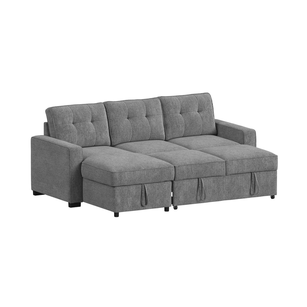 Homer 2 Piece Sectional in Clementine Gray by Elements International, view 6