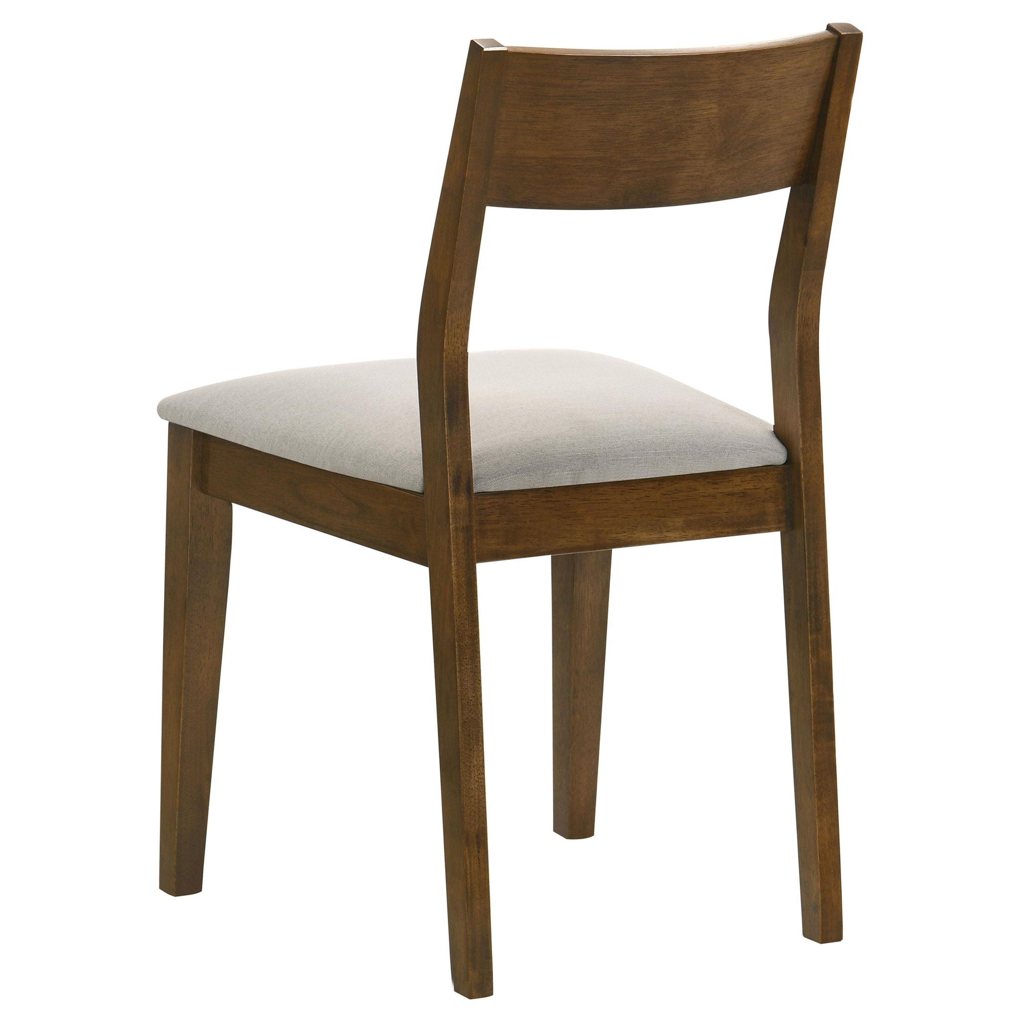 Almonte Dining Chair Upholstered Seat Dark Brown (Set of 2) - Atlantic Fine Furniture Melbourne FL
