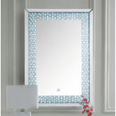 Nysa - 47" Accent Mirror With LED - Mirrored & Faux Crystals
