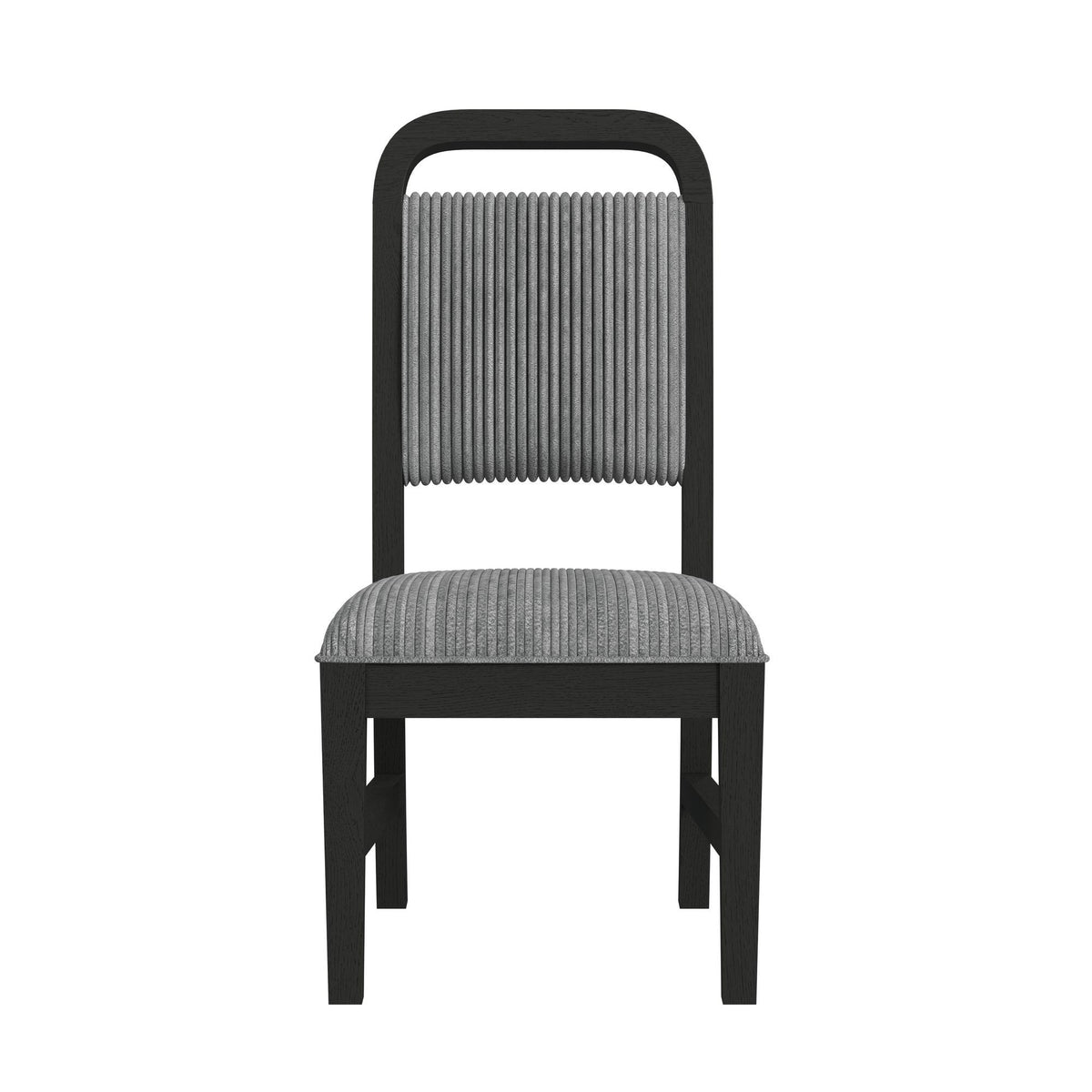 Ridgemont Fabric Dining Side Chair (Set of 2) in Black by Elements International, view 9