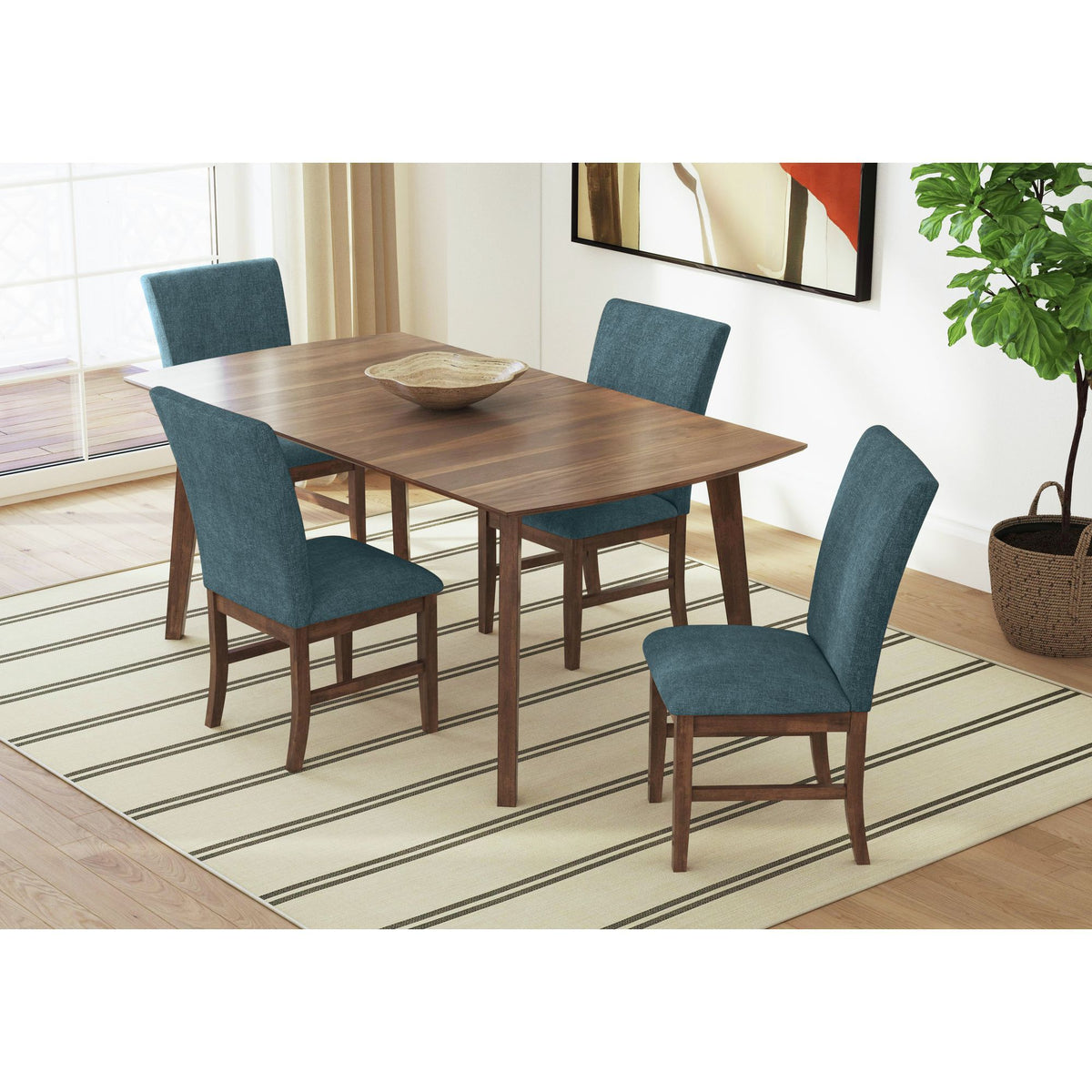 Santa Barbara Rectangular Dining Table in Walnut by Elements International, view 8