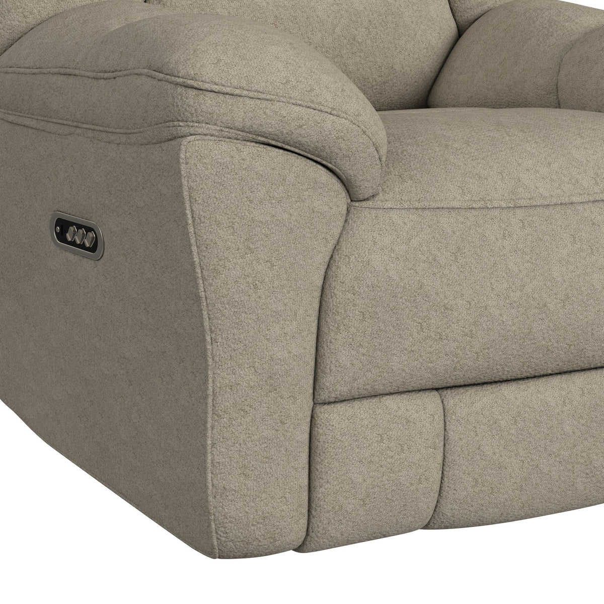 Kelsey P3 Recliner, Zero Gravity, Memory Foam in Bama Toast by Elements International, view 3