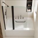 Shower Doors For Bathtub With Tempered Glass