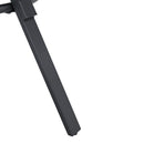 Contemporary Indoor Dining Set With Metal Legs, Birch, And Metal - Black / Natural