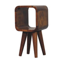 Minimalist Open Curved Nightstand