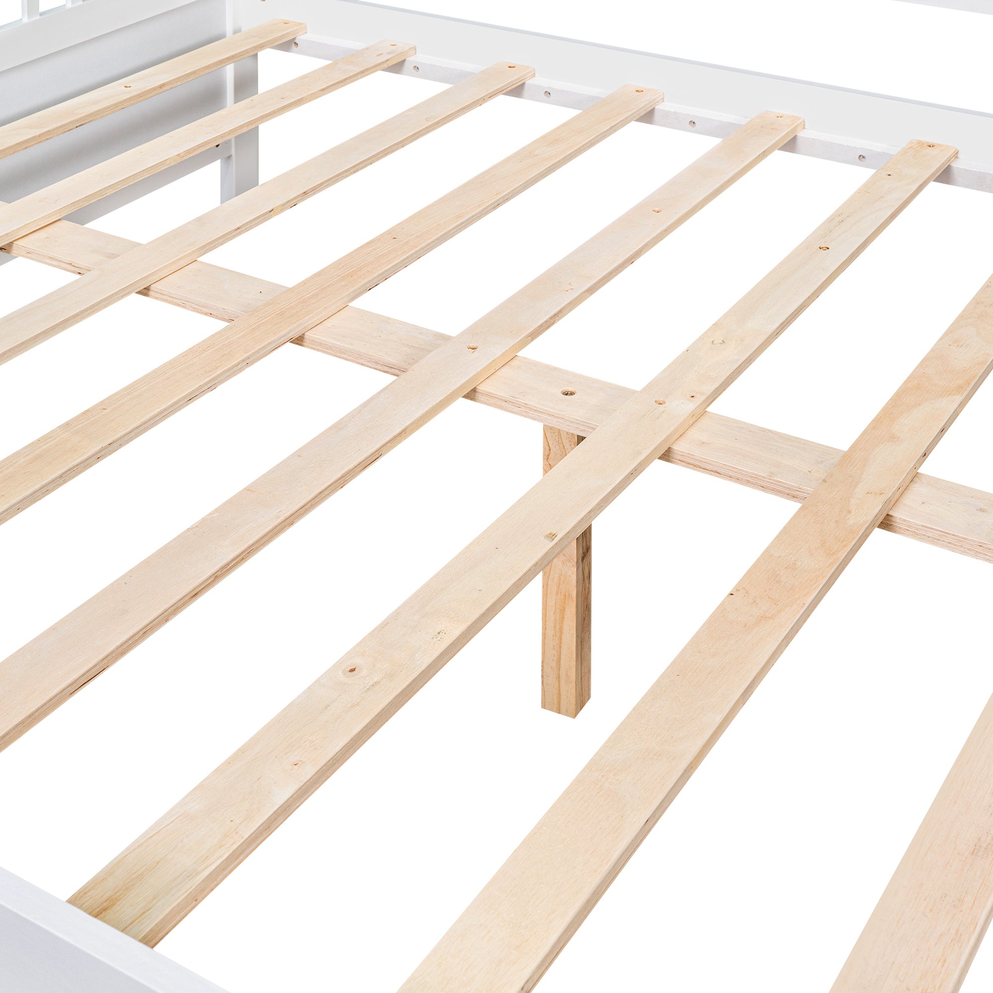 Full Size Daybed with Support Legs, White ( OLD SKU: WF191900AAK)