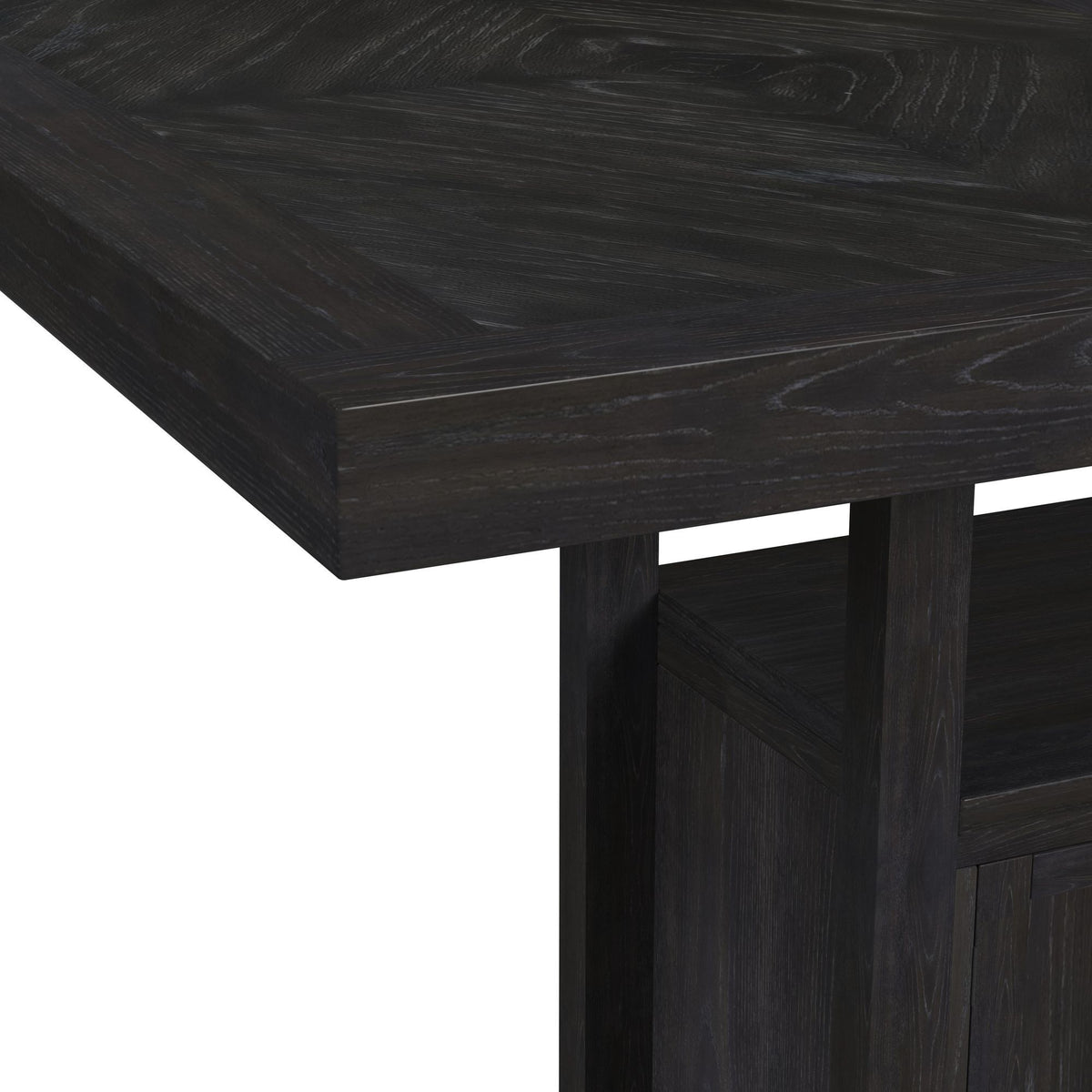 Transcend Counter Table With Leaf in Charcoal by Elements International, view 3
