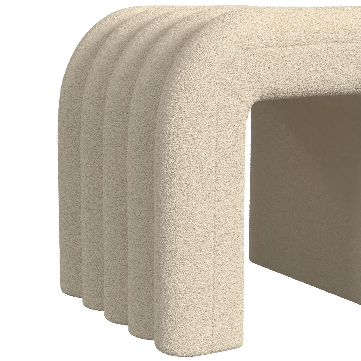 Seqouia Bench With 2 Stools in Cream by Elements International, view 5