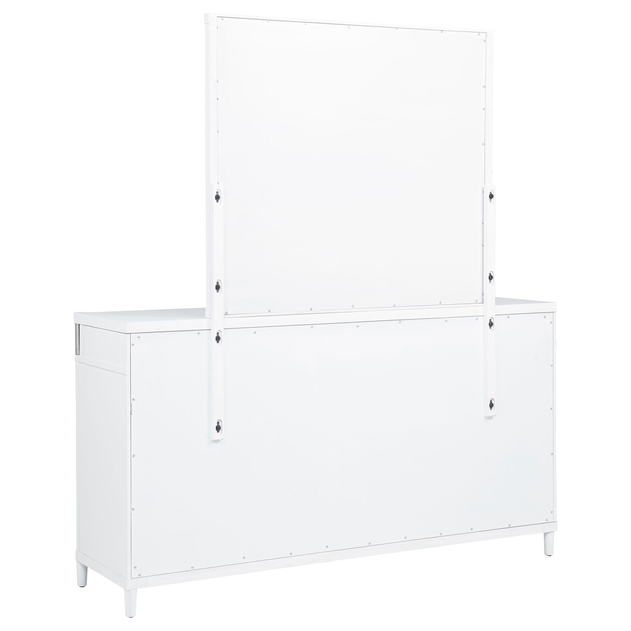 Gracemont 8-drawer Bedroom Dresser with Mirror White