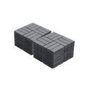 Acacia Wood Interlocking Deck Tiles Checker Pattern For Outdoor Flooring