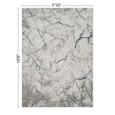 Geometrix - Contemporary Area Rug With Geometric 3D Effect