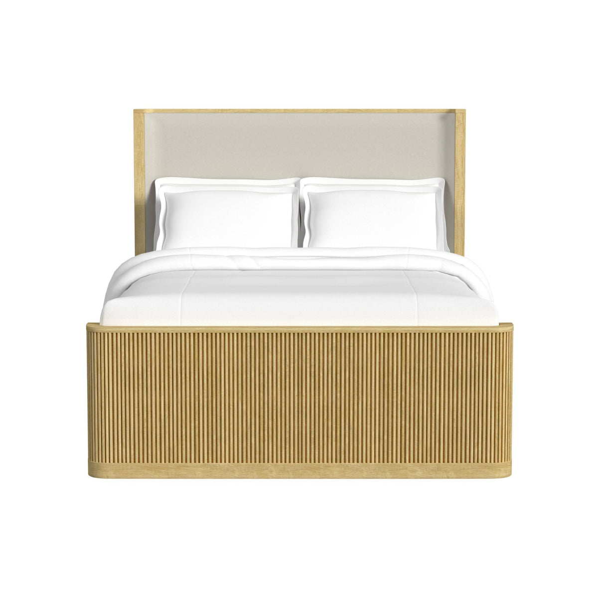 Sylvie Upholstered Bed in Dark Brown by Elements International, view 11