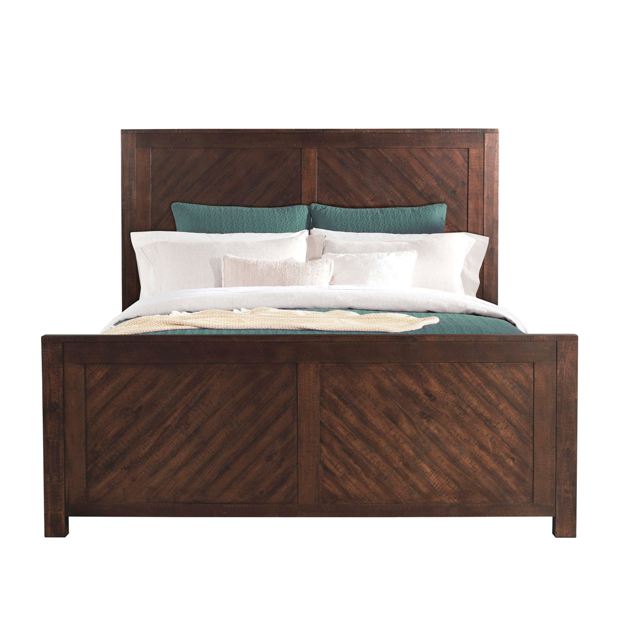 Jax Platform Storage Bed in Dark Brown by Elements International, view 5