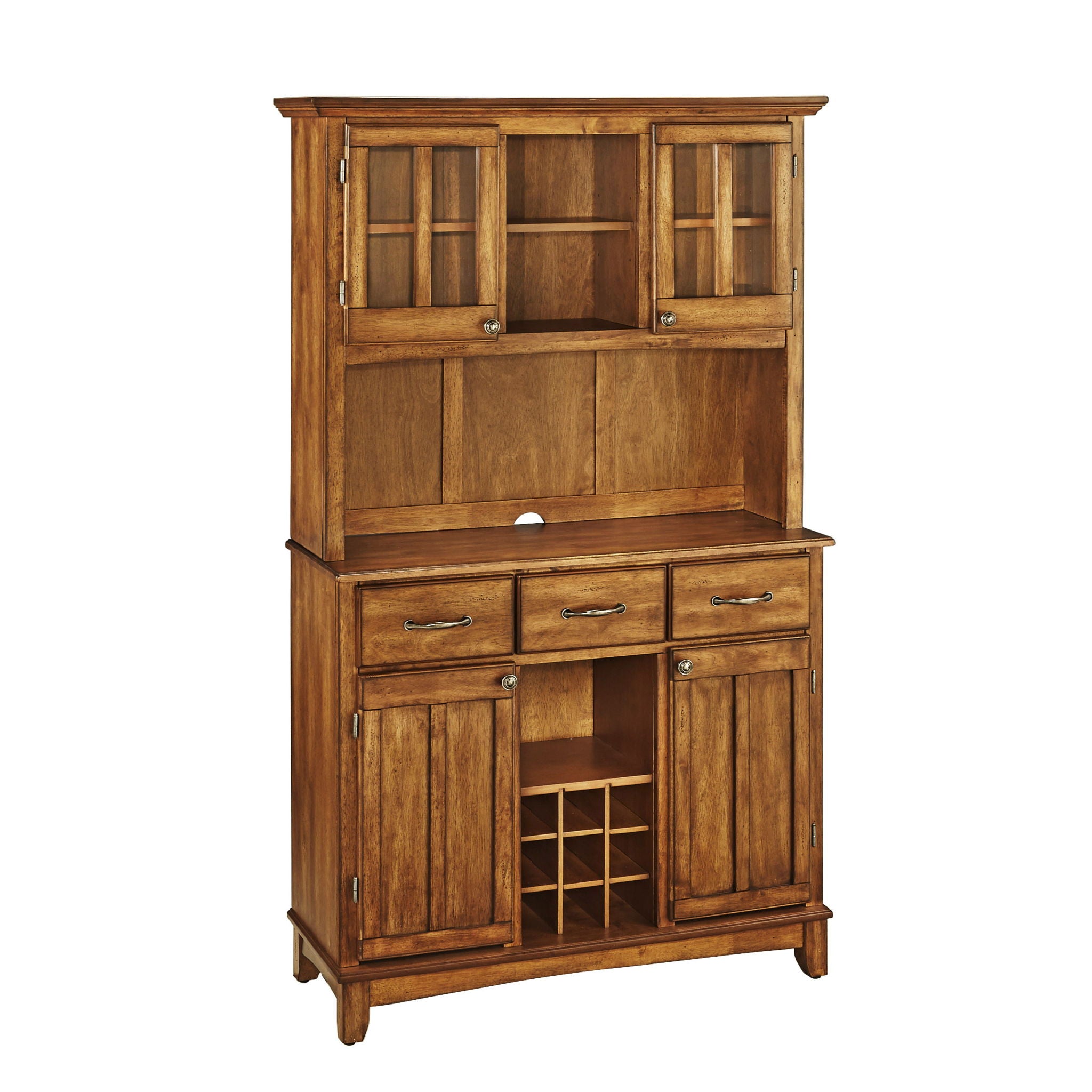 Buffet Of Buffets - Buffet With Hutch Cottage Oak Wood Top