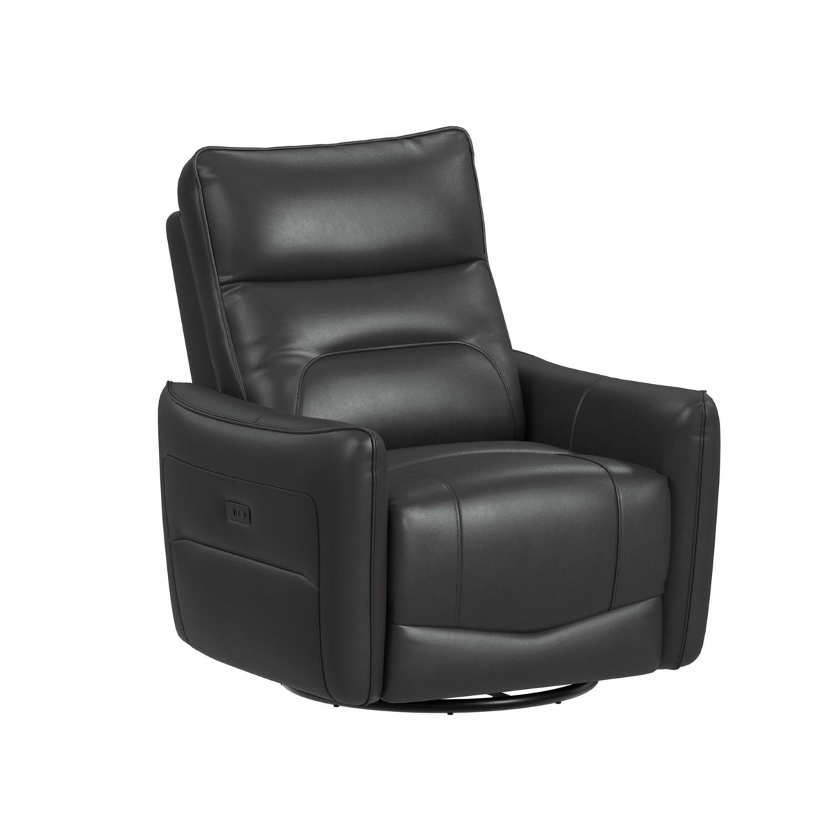 Deco Recliner With Glider And Swivel in Beige by Elements International, view 2