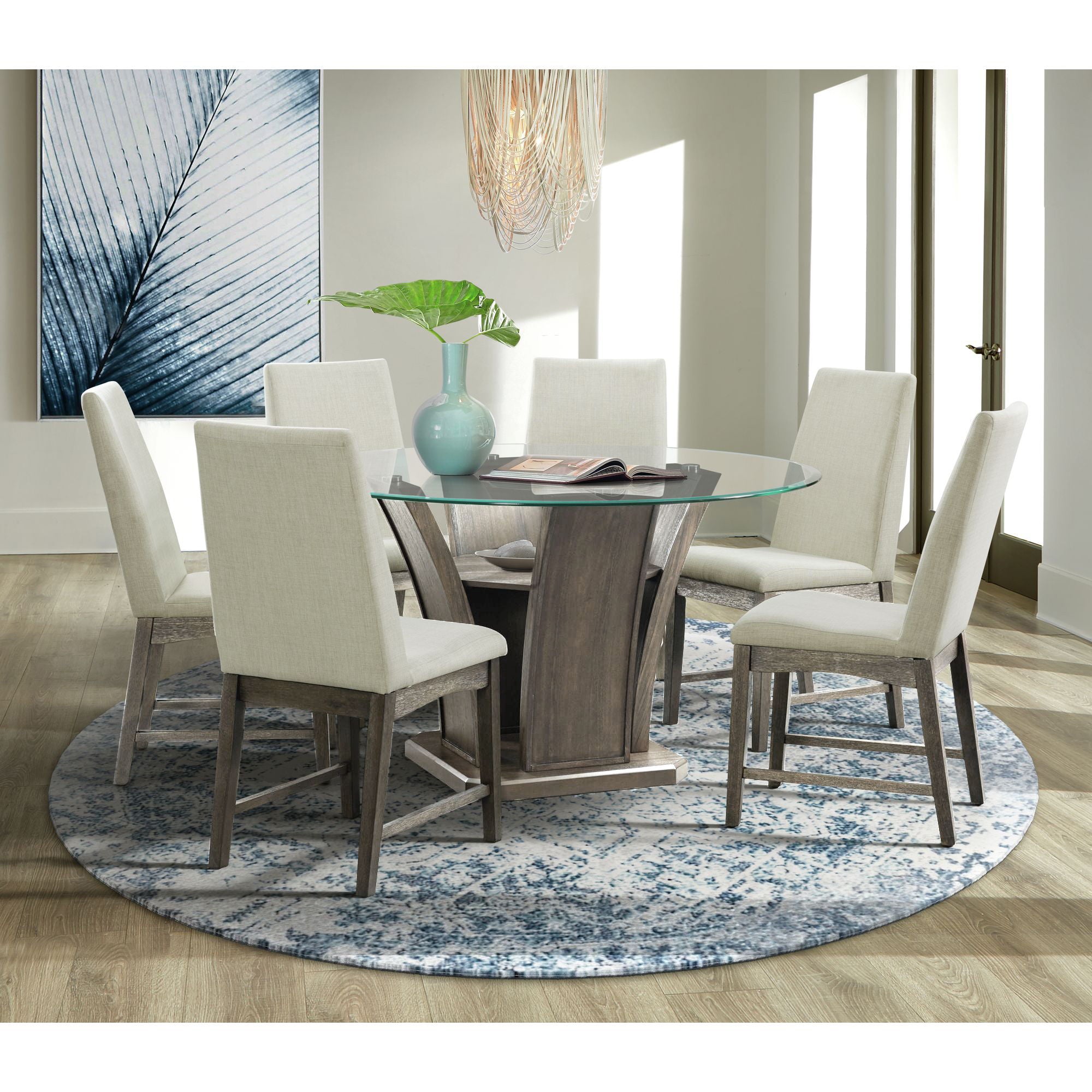 Dapper Dining Side Chair (Set of 2) in Beige by Elements International, view 10