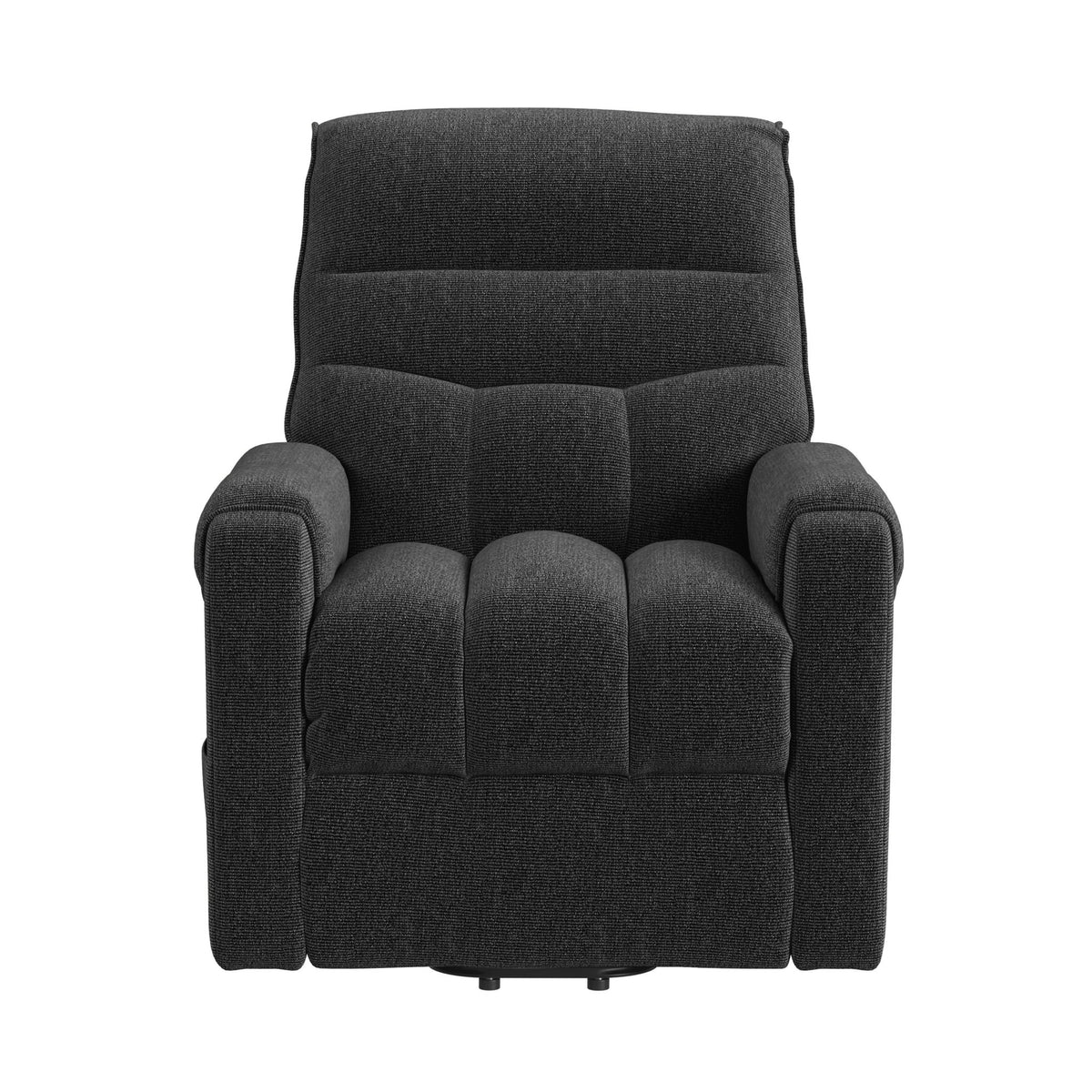 Desoto Power Lift Chair in Sahara Black by Elements International, view 7