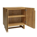 2 Door Cabinet, Suitable For Bedroom - Natural