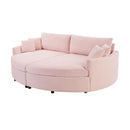 Oversized Double Chaise Lounge Sofa With USB Ports