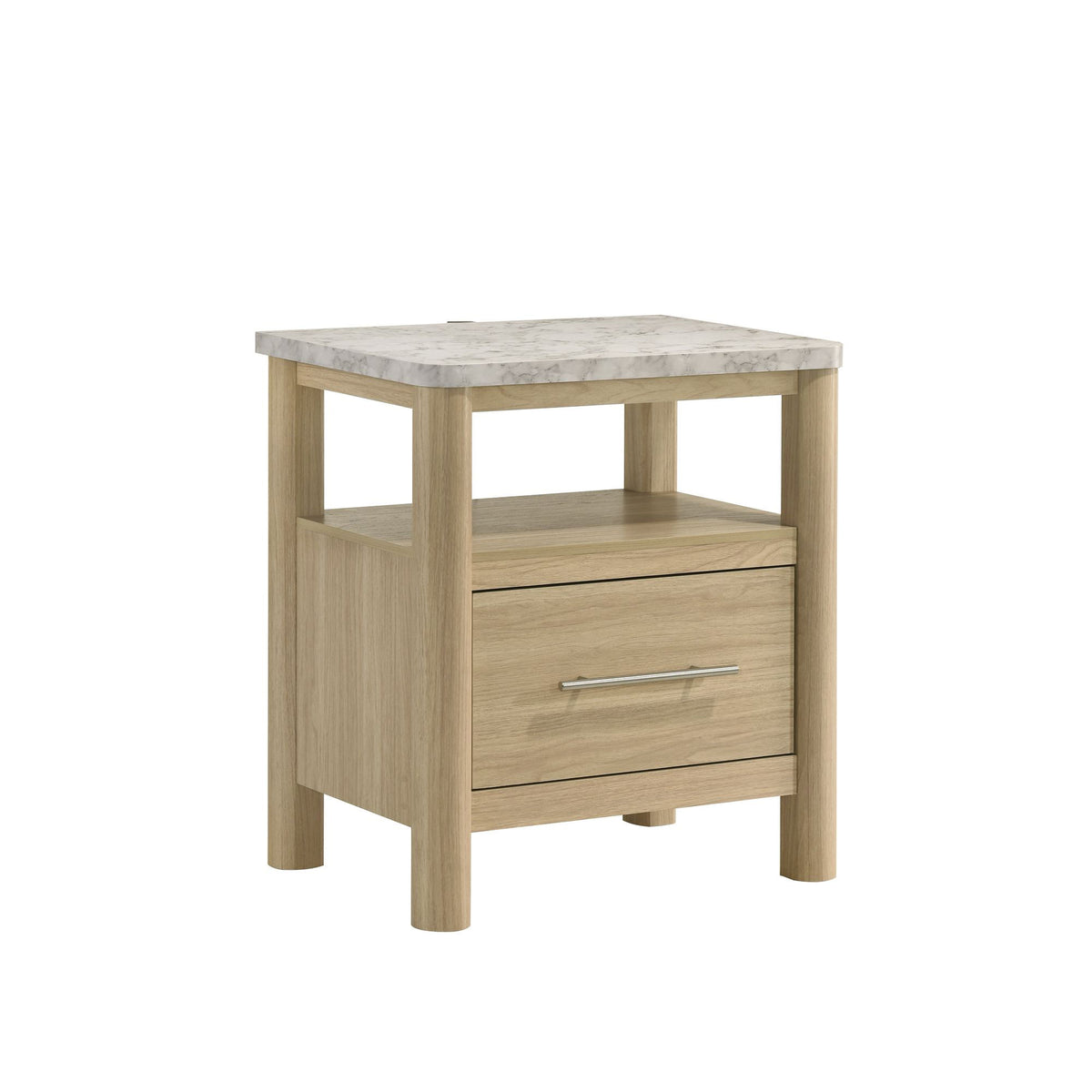 Jonas Bedroom Set in Light Brown by Elements International, view 13