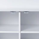 Entryway Bench With Coat Rack, 3 In 1 Design And Adjustable Shelves