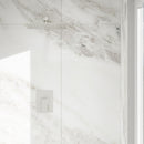 Shower Faucet Set With Rainfall Shower Head And Shower Valve, Stainless Steel And Brass