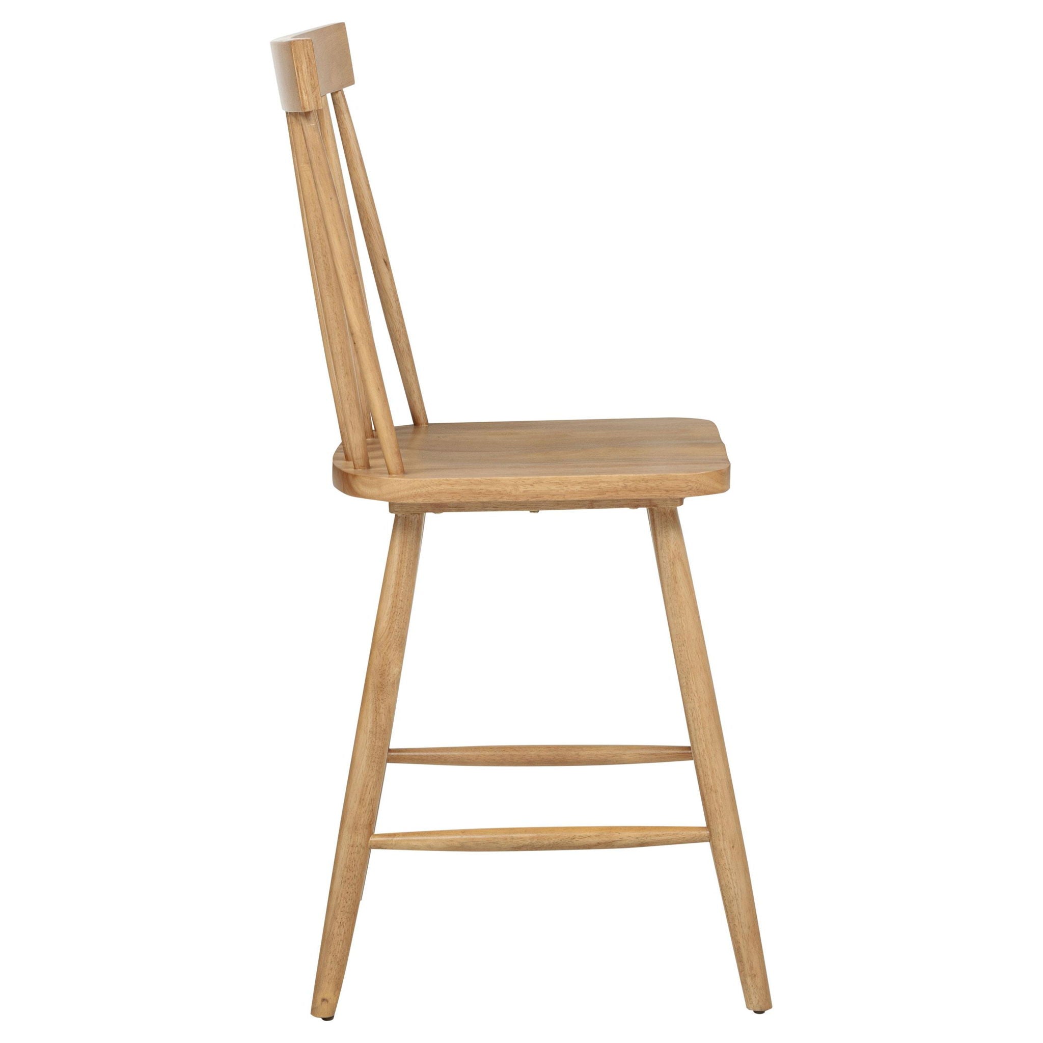 Andrews Windsor Counter Height Dining Side Chair Light Ash (Set of 2) - Atlantic Fine Furniture Melbourne FL