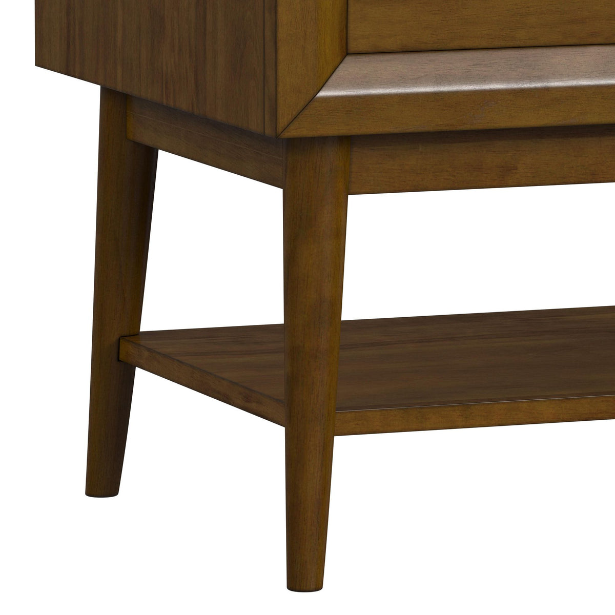 Santa Barbara 2 Piece Occasional Table Set (Coffee Table & End Table) in Walnut by Elements International, view 5