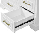 Traditional Bathroom Vanity With Soft Close Doors And Drawers