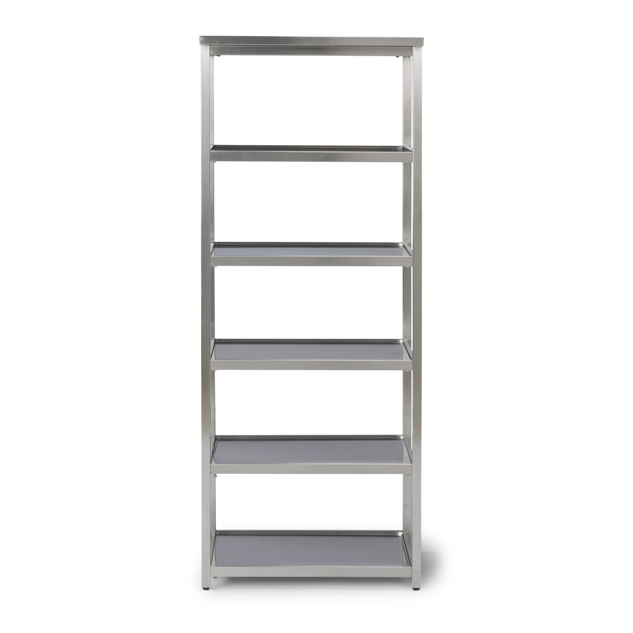 Bold - Six Tier Shelf - Pearl Silver