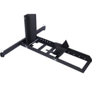 Heavy Duty Adjustable Motorcycle Stand / Wheel Chock 1800 Lb Capacity - Black