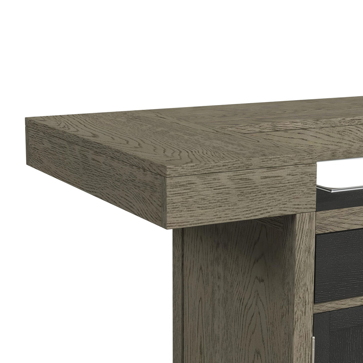 Jemma Bar Table With Light in Gray And Dark Espresso by Elements International, view 8