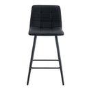 Bar Chair Set Comfortable With Metal Legs And Ergonomic Design