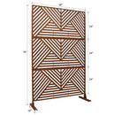 Freestanding Outdoor & Indoor Freestanding Metal Privacy Screen