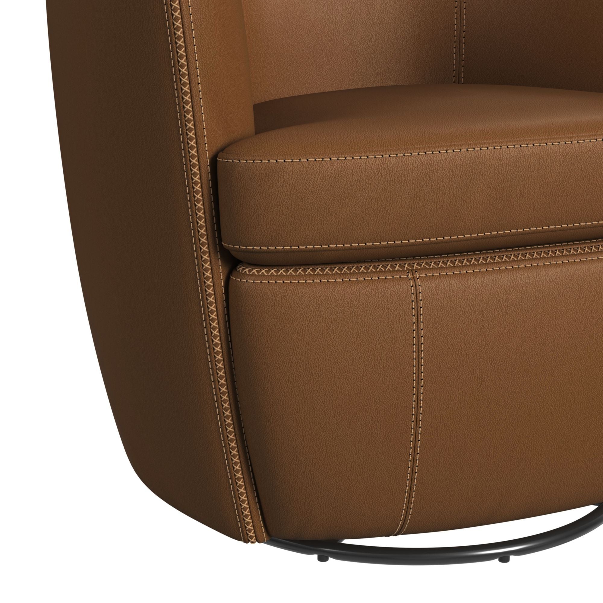 Vito - Swivel Chair - Pebble Tan