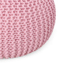 Belle - Modern Knitted Cotton Round Pouf