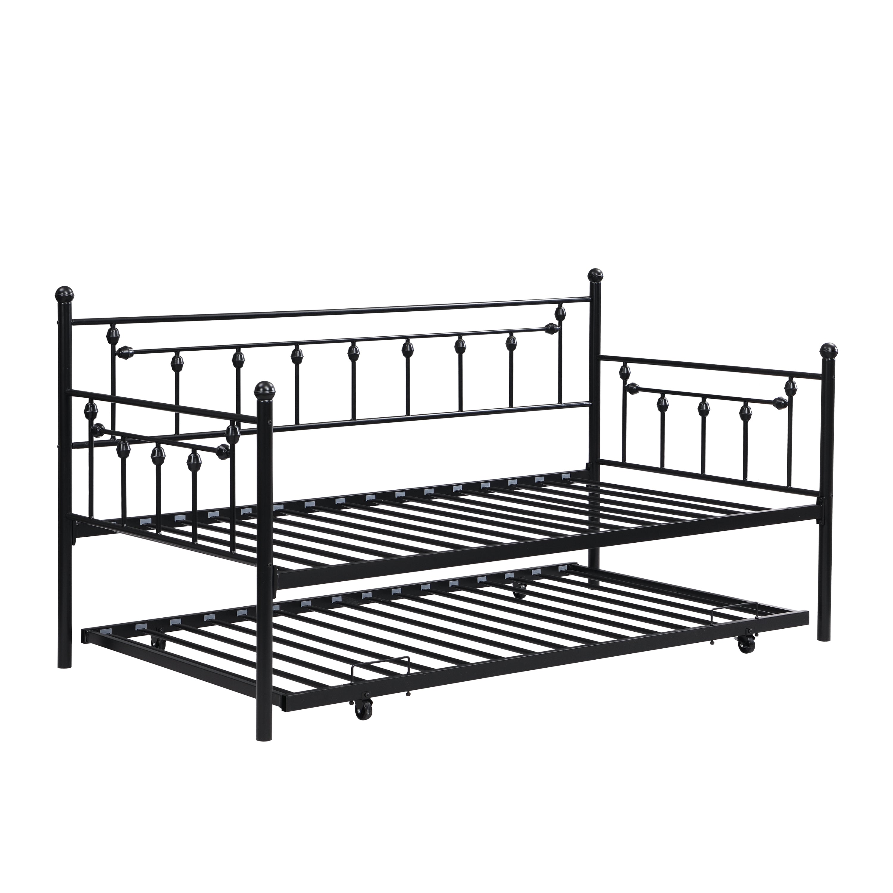 Daybed with trundle BLACK
