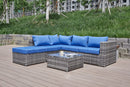 Patio Sofa With Cushions