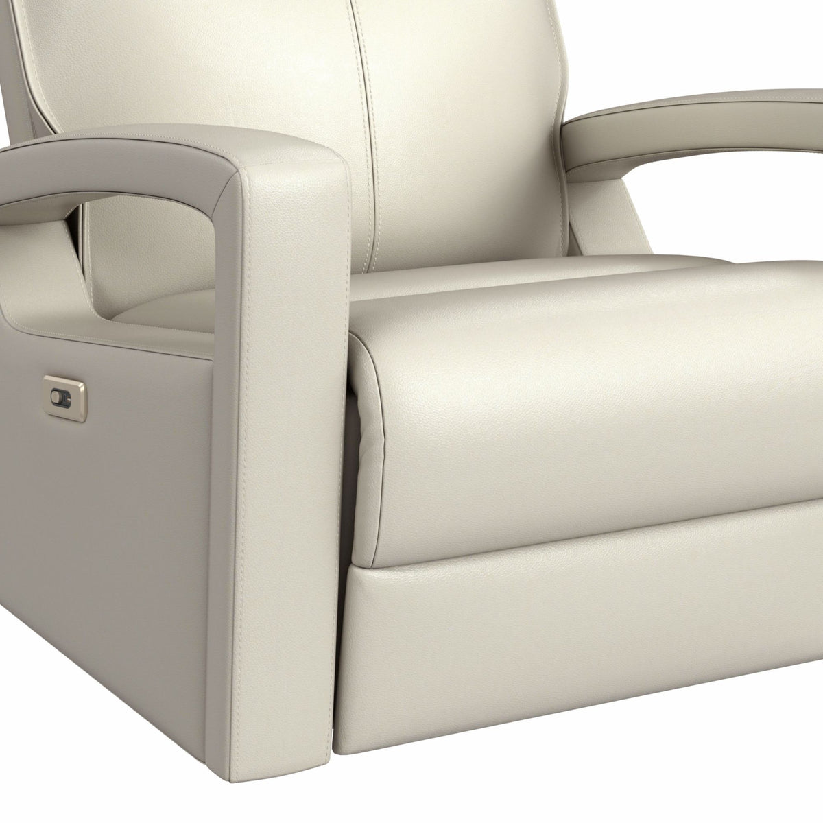 Eco P1 Recliner With Glider And Swivel in Beige by Elements International, view 7